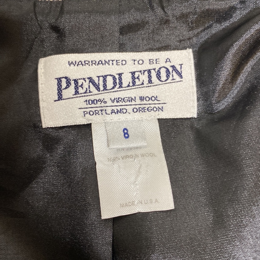 Pendleton 100% Wool Zippered Jacket - image 5